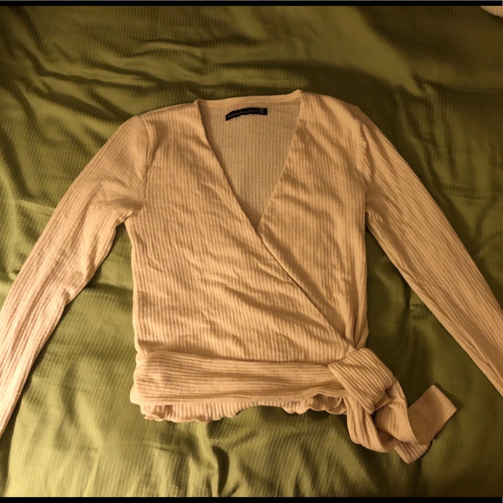 Abercrombie wrap sweater